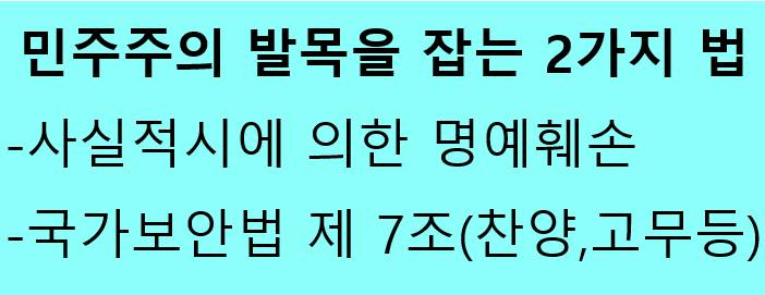 민주주의 발전을 막는 2가지 법